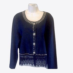 Denim Jacket w/ Embellishments - HP